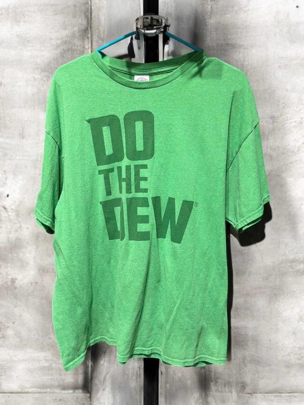 Vintage Mountain Dew Do The Dew Green Graphic Tee XL